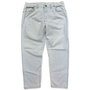 Vintage Wrangler Pants Men's 40x30 Blue Light Wash Jeans Classic Fit Cowboy USA